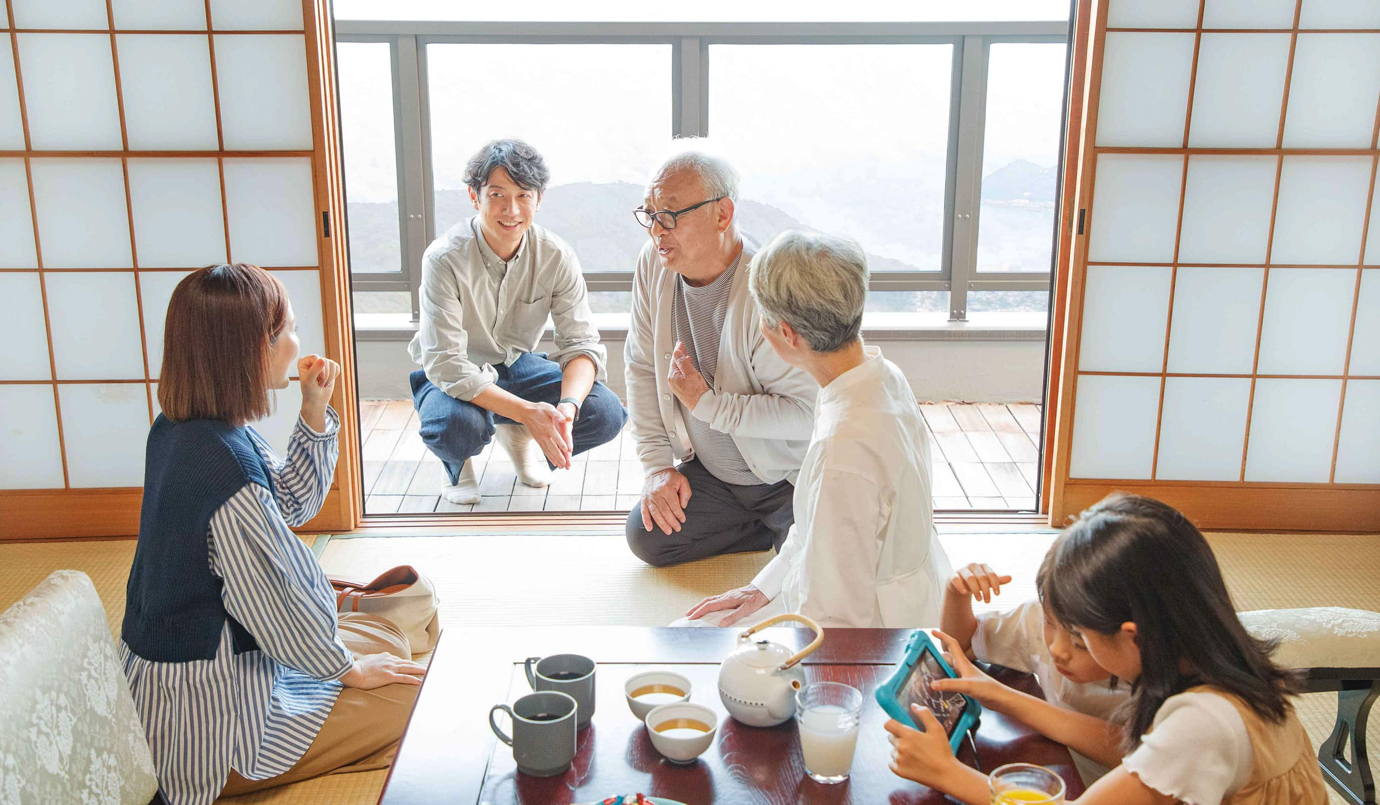 暮らすように泊まる。